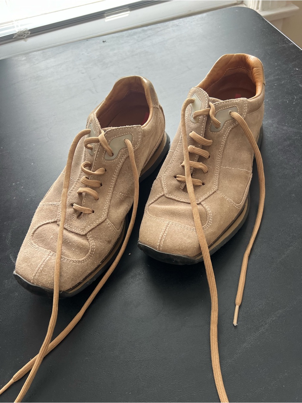 Suede Prada Sneakers